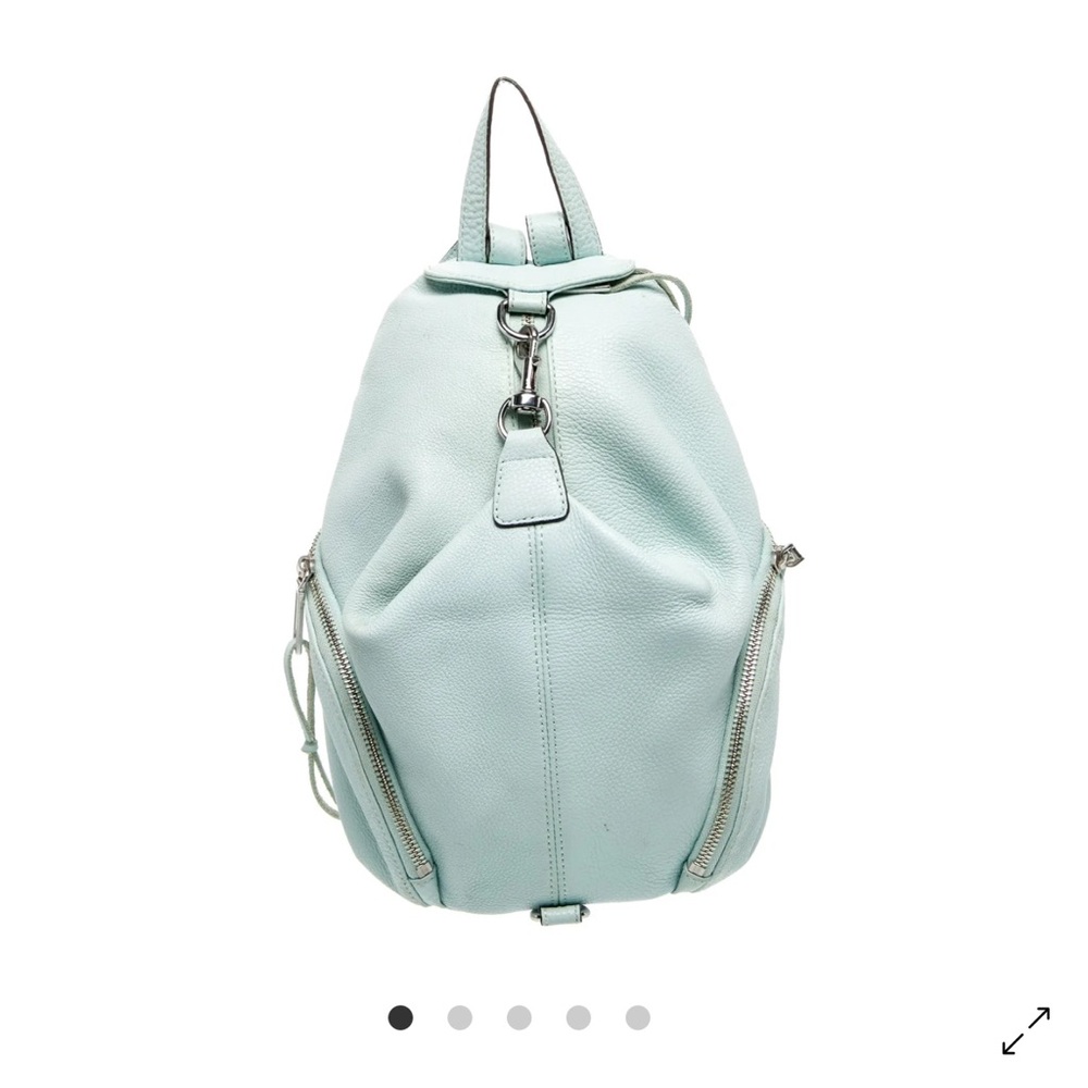 Rebecca Minkoff Light Green Leather Backpack
